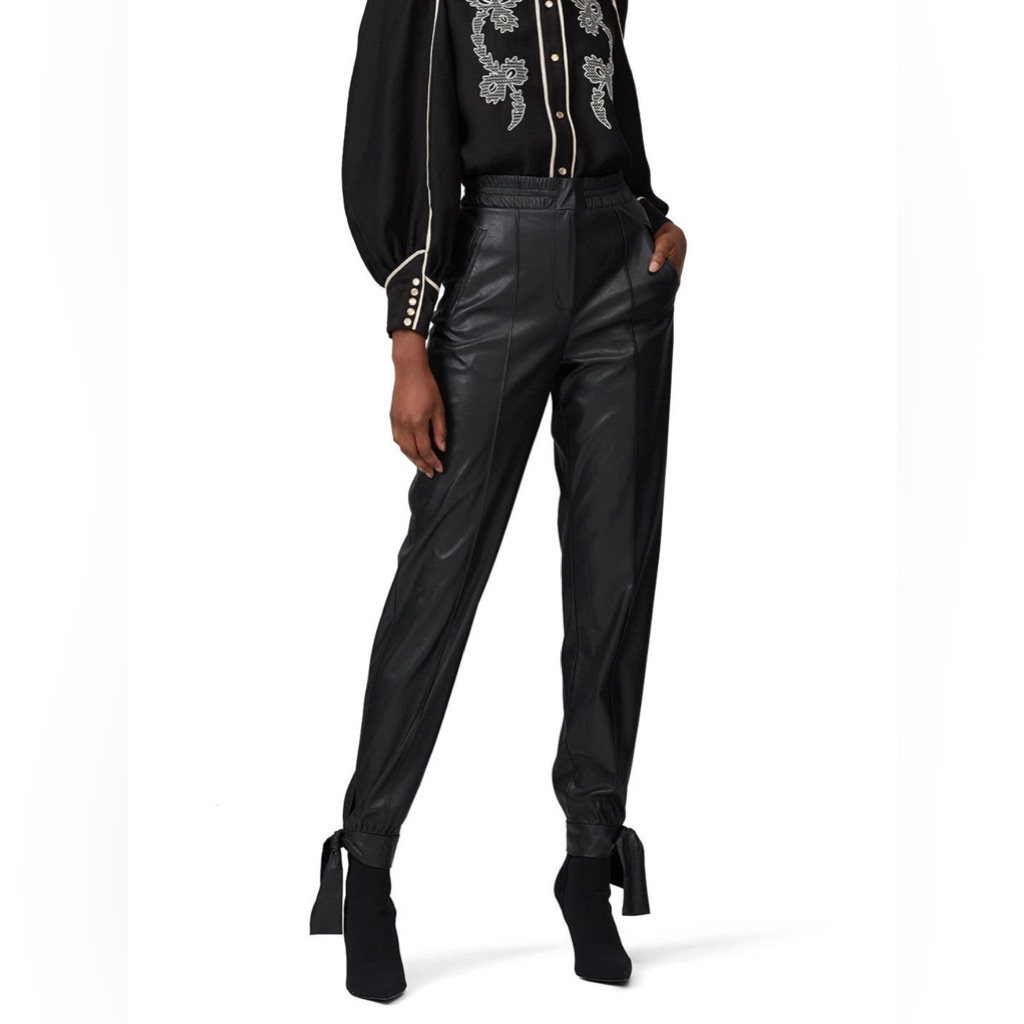 Rebecca Taylor Nyc Vegan Leather Pants - Size 2
